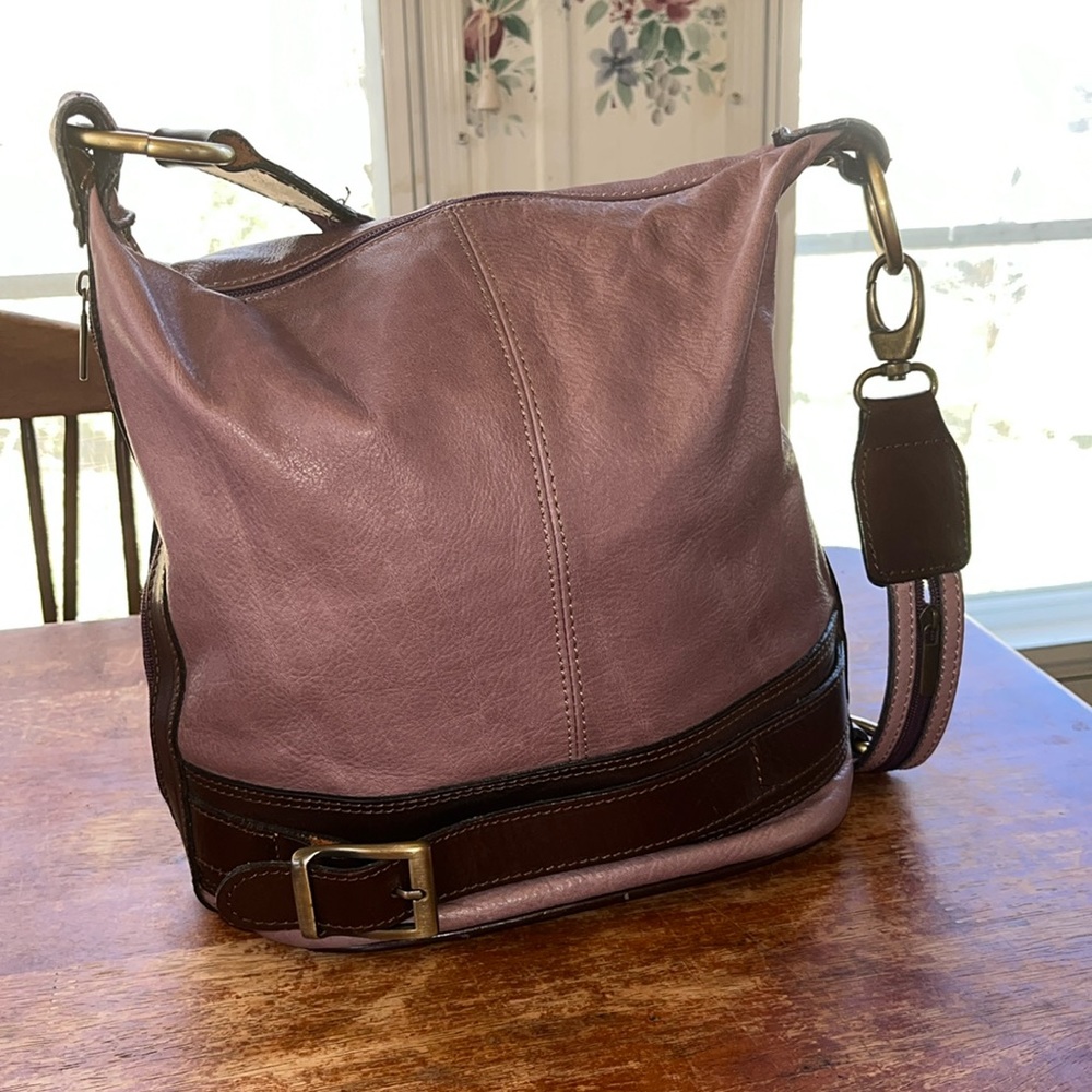 Genuine leather made in Italy, purple violet leather